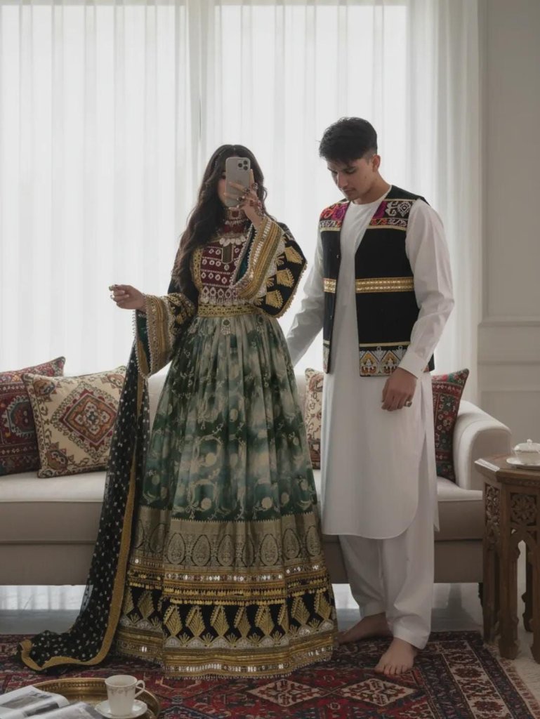 Afghan craftsmanship and traditional tailoring