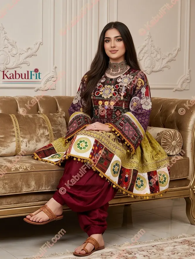 Herat embroidered Afghan dress — KabulFit
